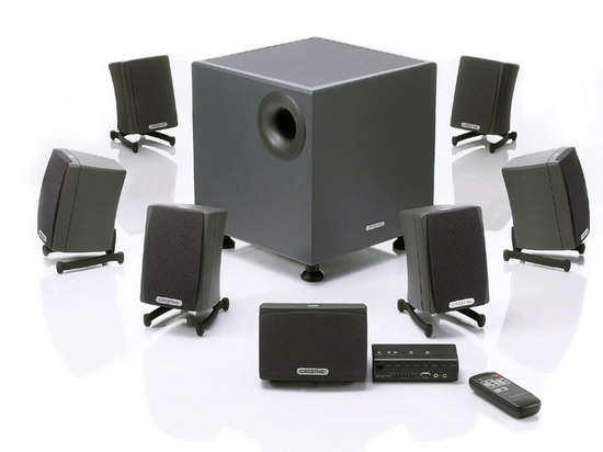 Звук на ПК: многоканальный (7.1) комплект акустики Creative GigaWorks S750